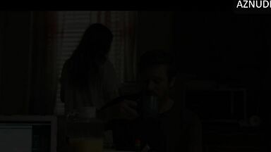 Passionate kisses in the kitchen