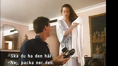 Curly comes out of the shower