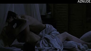 Romantic love in white sheets