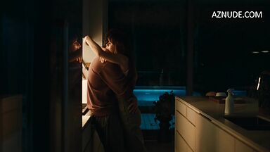 In the kitchen horny kisses