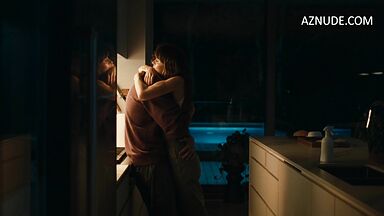 In the kitchen horny kisses