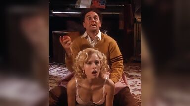 Blonde is bent over instantly