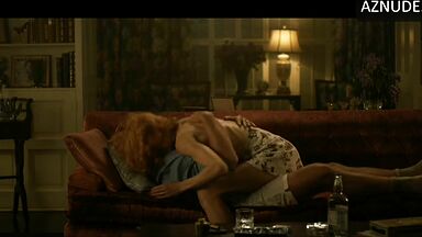Warming up for sex on the couch