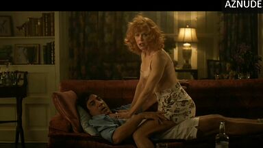 Warming up for sex on the couch