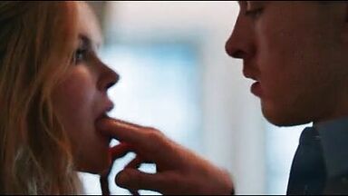 Fingers in her mouth excite her