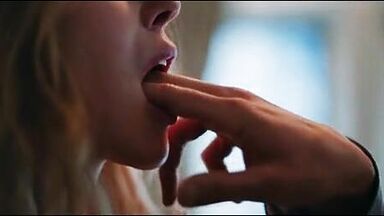 Fingers in her mouth excite her