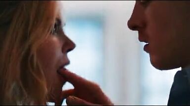 Fingers in her mouth excite her