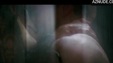Blindfolded and handcuffed she has no escape