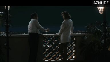 Hot dressed on the balcony