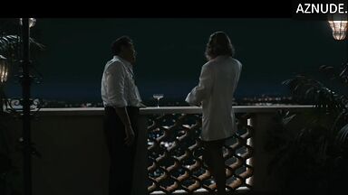 Hot dressed on the balcony