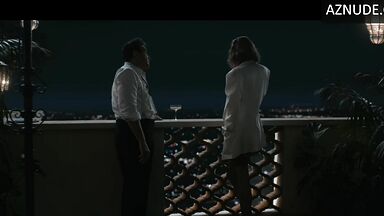 Hot dressed on the balcony