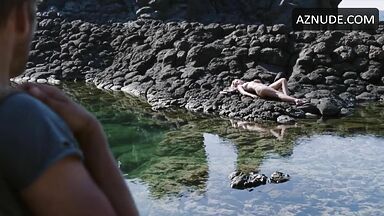 She goes to the beach naked