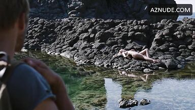 She goes to the beach naked