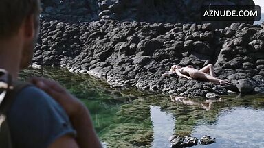 She goes to the beach naked