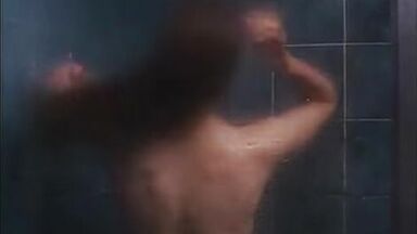 Nicole's first shower scene