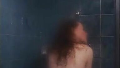 Nicole's first shower scene