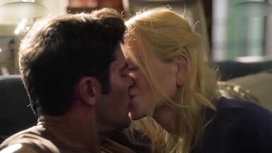 Passionate kisses before sex