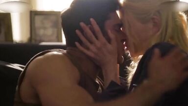 Passionate kisses before sex