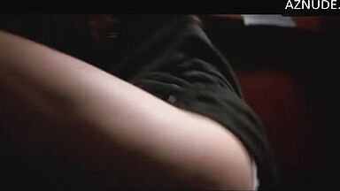 Her panties are visible during the fight
