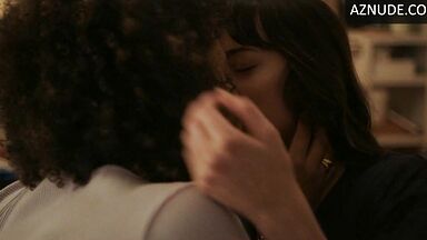Strong kiss between the two girls