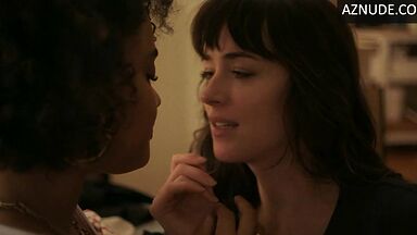 Strong kiss between the two girls