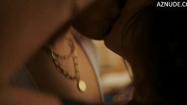 Strong kiss between the two girls