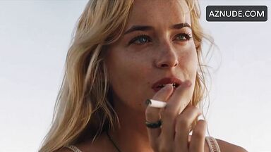 She smokes on the left side