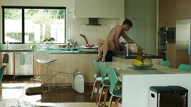 Break the kitchen table with her