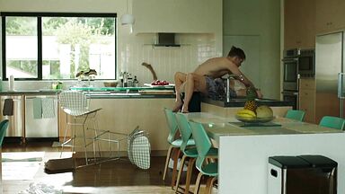 Break the kitchen table with her