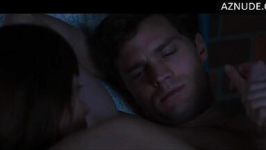 Romantic caresses after sex