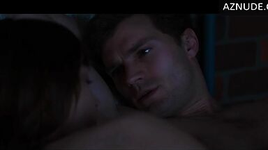Romantic caresses after sex
