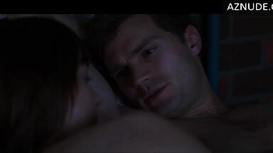 Romantic caresses after sex