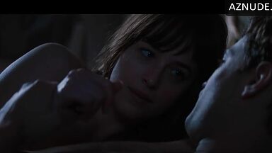 Romantic caresses after sex