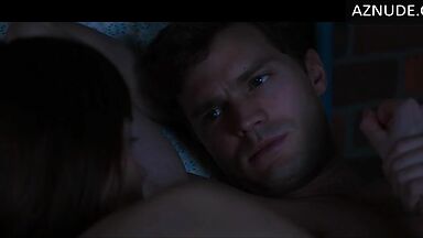 Romantic caresses after sex