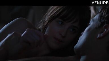Romantic caresses after sex