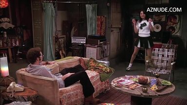 Mila Kunis cheerleading dance