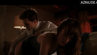 Dakota Johnson Butt Scene in Fifty Shades Of Grey