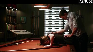 Dakota Johnson she gets fucked on the pool table