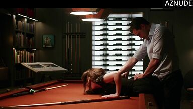 Dakota Johnson she gets fucked on the pool table