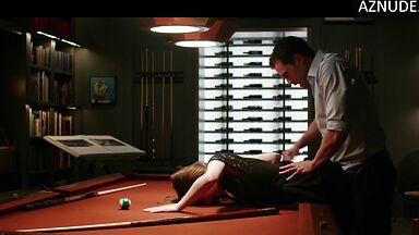 Dakota Johnson she gets fucked on the pool table