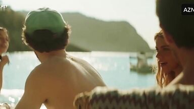 Dakota Johnson in a swimsuit on the beach