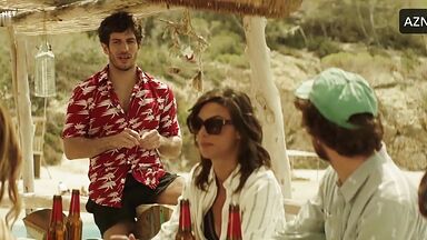 Dakota Johnson in a swimsuit on the beach