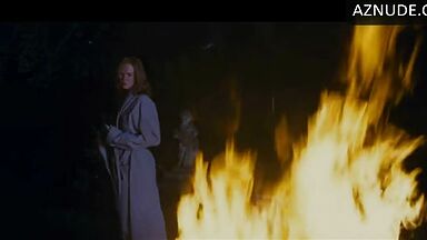Nicole Kidman throws his clothes into the fire