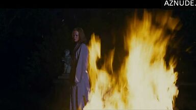 Nicole Kidman throws his clothes into the fire