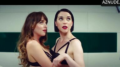 Dakota Johnson and St. Vincent they need a woman to film them