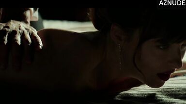 Dakota Johnson pushed with a dick from behind