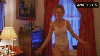 She is arguing in her underwear