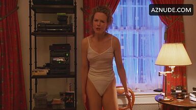 She is arguing in her underwear