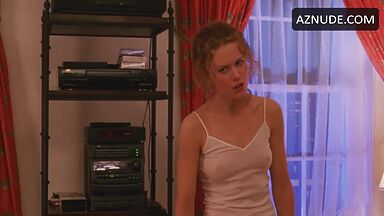 She is arguing in her underwear