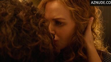 Nicole Kidman and Matilda De Angelis romantic kiss